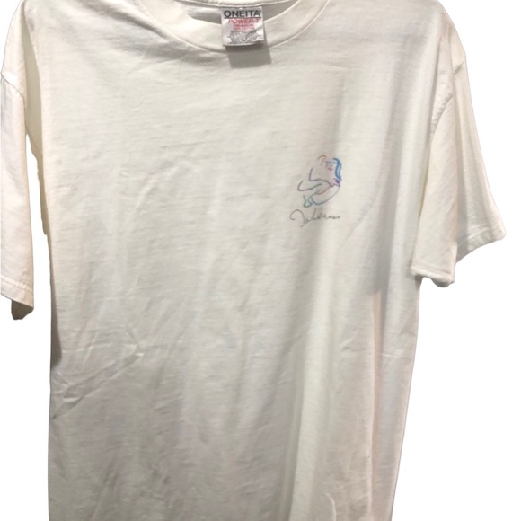 John Lennon Estate Art Tee double sided, large image on back Oneita Tag Cotton - Picture 2 of 16